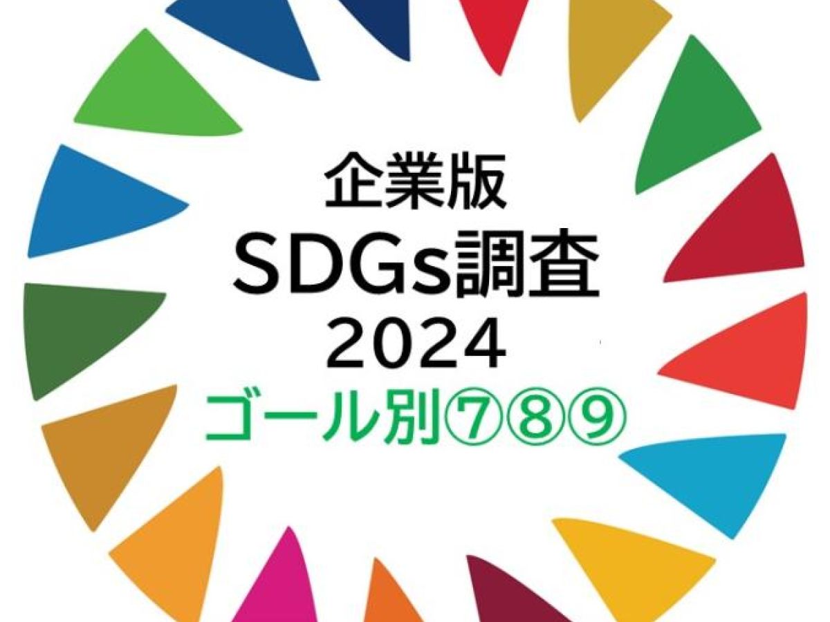 SDGsゴール（7.エネルギー、8.働きがい、9.技術革新）の評価が高い企業ランキング・・・SDGs17ゴール別評価③（企業 版SDGs調査2024）｜地域ブランドNEWS